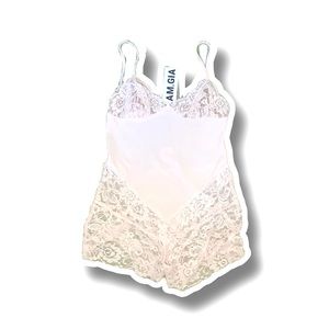 I.AM.GIA karissa lace romper baby pink